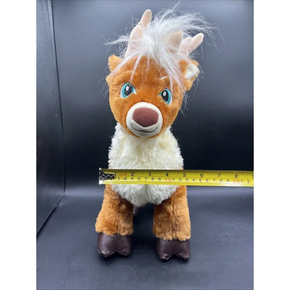 Build-A-Bear Workshop Reindeer Plush Stuffed Animal Toy 2023 Brown White Deer